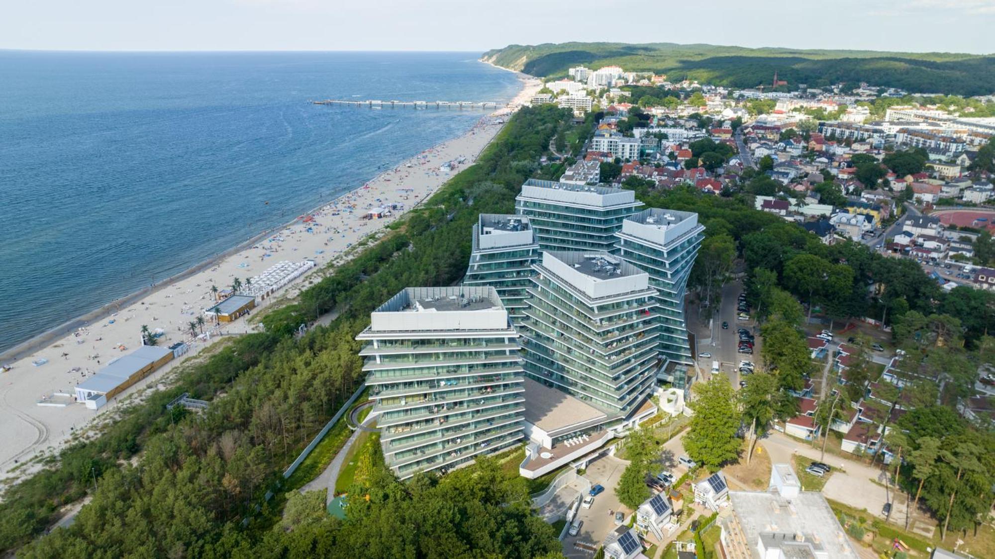 Апартаменты Waveview 5Th Floor Dream View Мендзыздрое Экстерьер фото